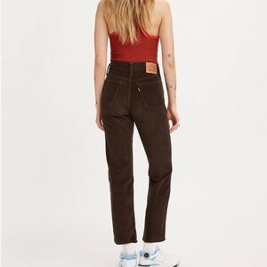 Brown corduroy pants